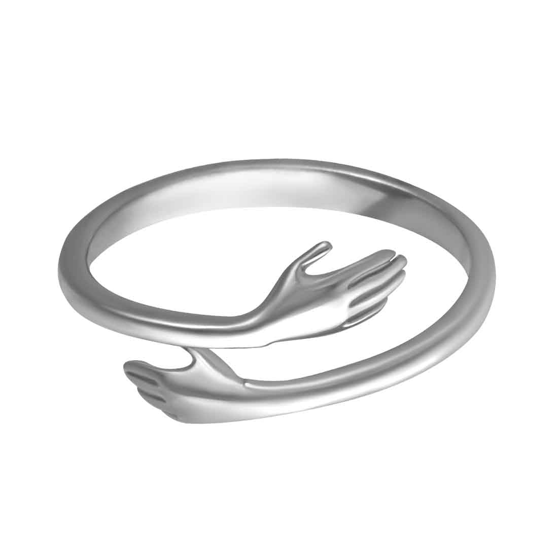 Rihi Silver Jewellery Collection 925 Sterling Silver Hug Adjustable Ring For Unisex Adult (B0CMZWQZ2S) Amazon Price History, Amazon Price Tracker