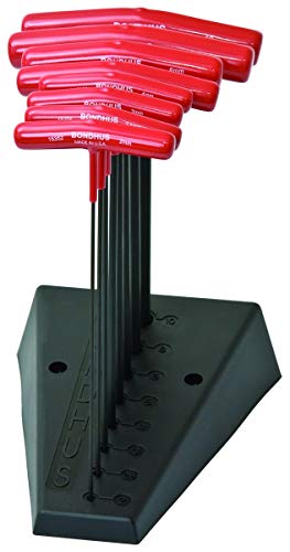 Bondhus 15389 Set of 8 Hex T-handles w/Stand, 9