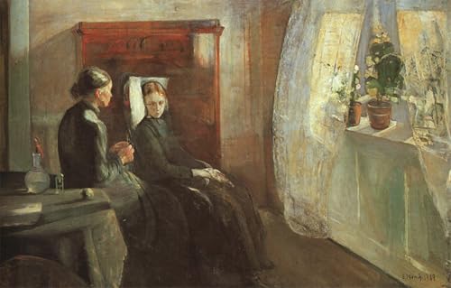 Le printemps d'Edvard Munch Image Déco d'Art Poétique pour Ambiance Chambre