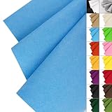 Tela de fieltro azul cielo de 36 x 36 pulgadas (1 yarda cuadrada), cuadrado de fieltro suave de 1,6 mm de grosor para manualidades, costura, bricolaje, decoración de proyectos de arte
