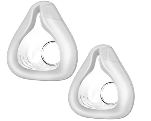 RESPURE Ersatzkissen für AirFit F20-Maske – 2er-Pack – Weiches Silikon, anpassungsfähiges Design, Zubehör, Schlafapnoe-Maske, bequeme und sichere Abdichtung, einfach auszutauschen (mittel)