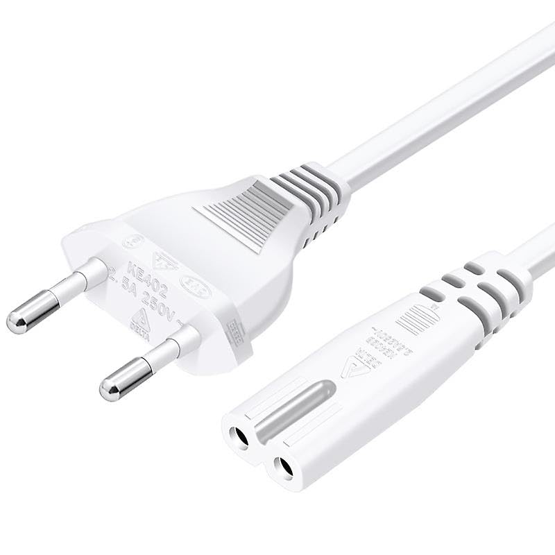 cablepelado, cavo di alimentazione iec-320-c7, 1,8 m, Bianco