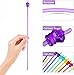 10PCS Children Finger Reading Stick Point Reading Pen Kindergarten Student Teacher Teaching Reading Picture Book Finger Shape Mini Pointer Stick (A-Transparent)