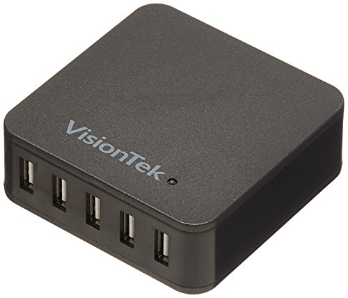 VisionTek 5 Device Charging Station, for USB Chargeable Mobile Device - 900855 - Thumbnail 3