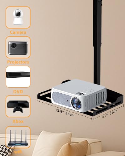 Support de plafond pour projecteur pour cinéma maison et bureau - 3