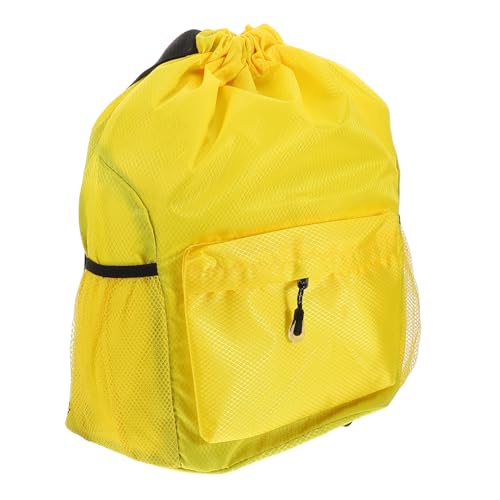 DINHEAROM Mochila de Cuerda de Gran Capacidad para y Senderismo con Compartimento para Calzado para