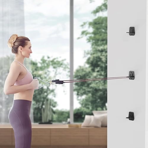 Fixation murale bande résistance pour exercice de musculation à la maison - 5