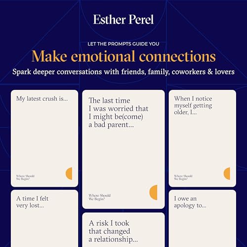 esther perel where should we begin a game of stories - conversation cards for couples amp friends - interactive couples game with 200 prompt cards - 2-6 player - card games for couples amp date night