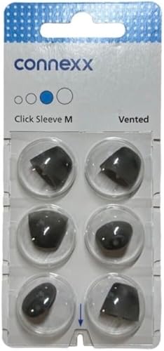 Siemens Signia connexx - Juego de 6 fundas para Siemens Signia Intuis 3 Click- ITC (ventilada mediana)