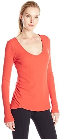 Pink Lotus Women's Metro Wrap-Front Top, Red, Large