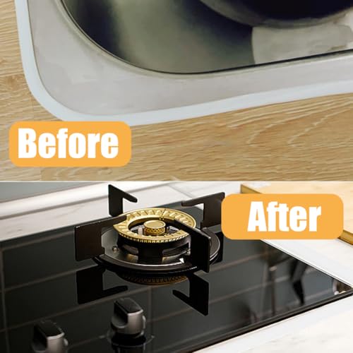 CRASPIRE 20Ft x 1/3\" Caulk Strip Self Adhesive Caulking Sealing Tape for Bathroom Waterproof White Narrow PVC Ceramic Corner Tile Gap Sealant Molding Trim Edge Decorative for Kitchen Toilet Bathtub