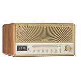 Auna Radio Portable Lecteur CD Bluetooth, Chaine HiFi, Poste Radio Numérique FM, Radio Portables Stéréo Haut-parleurs Intégrés avec Ecran, MP3, Port USB, AUX, Télécommande, Mini Chaînes Hi-FI Rétro