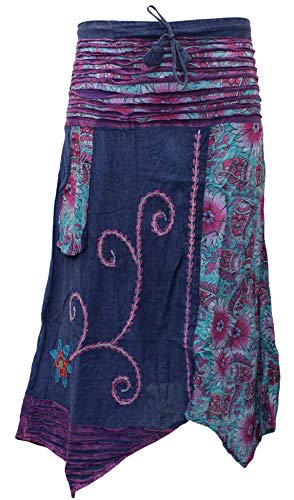 Shopoholic Fashion - Falda suelta, estilo hippie, bohemia