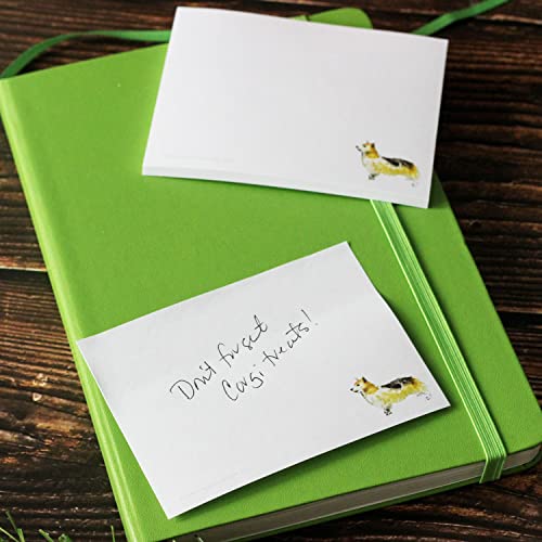 Feuilles de notes adhésives 10,2x7,6cm bloc mémo repositionnable chien