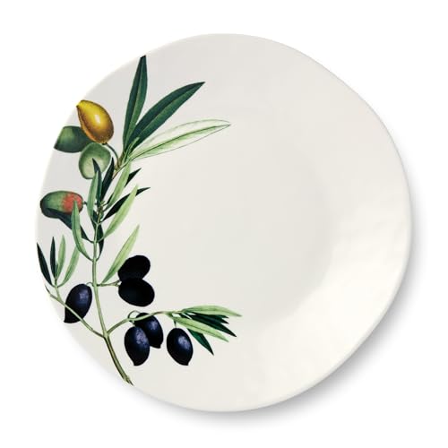 Certified International Olivia 11-Inch Stoneware Dinner Plates, Set of 4 - Stunning Olive Branch Design, Perfect for Serving Elegant Dinners, Hearty Entrees, Fresh Salads, and Gourmet Meals Certified International Olivia 11-Inch Stoneware Dinner Plates, Set of 4 - Stunning Olive Branch Design, Perfect for Serving Elegant Dinners, Hearty Entrees, Fresh Salads, and Gourmet Meals