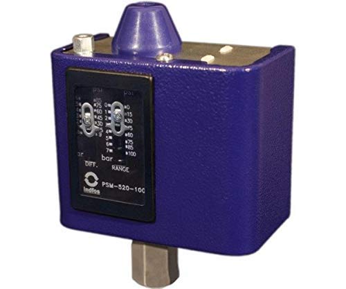 Pressure Switch IPS 200 (PSM-520 200), Range 6-15 Bar and Adjustable Differential : 1.5 to 5 Bars