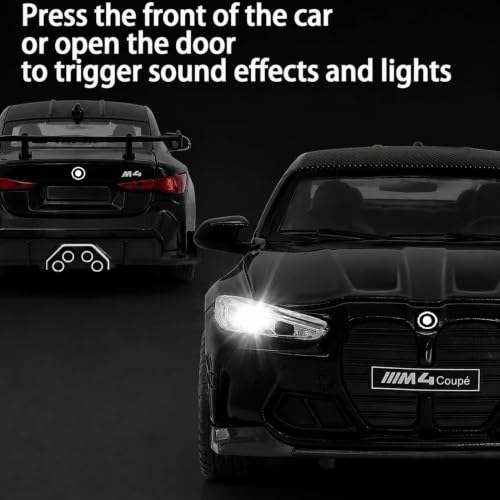 Rahasya Enterprise 1:32 Black M4 Diecast Car - Image 7