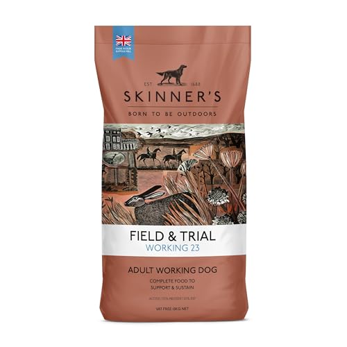 Skinners Field & Trial Complete Dry Working 23 Adult Dog Food 15 kg (Pack of 1)