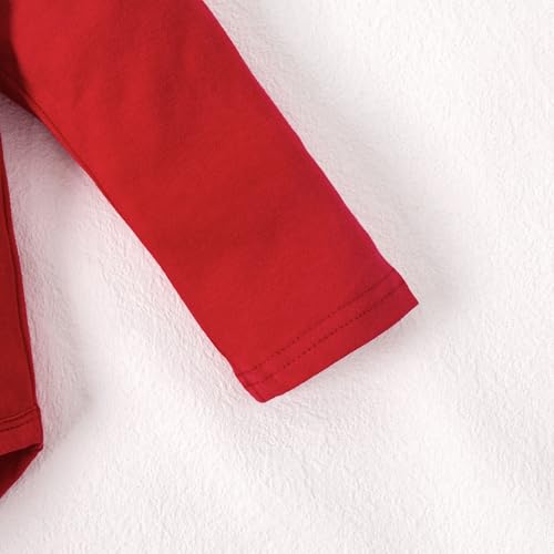 0-24M Infant Girls Ruffle Collar Bodysuit Baby Girl Casual Romper Toddler Solid Color Jumpsuit Winter Clothes 5