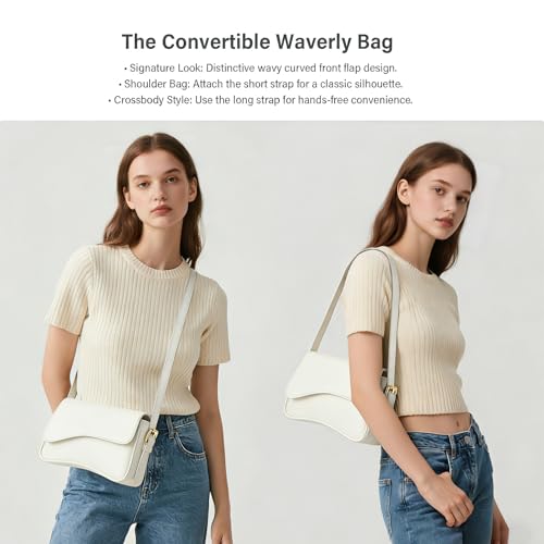 Image of Amszke Shoulder Bag for Women Y2K Crossbody Purse PU Leather Underarm Handbag 2 Adjustable Strap for Daily Commute Travel