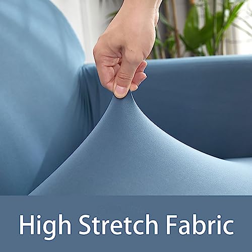 Housse de canapé extensible 2 places protection complète salon - 3