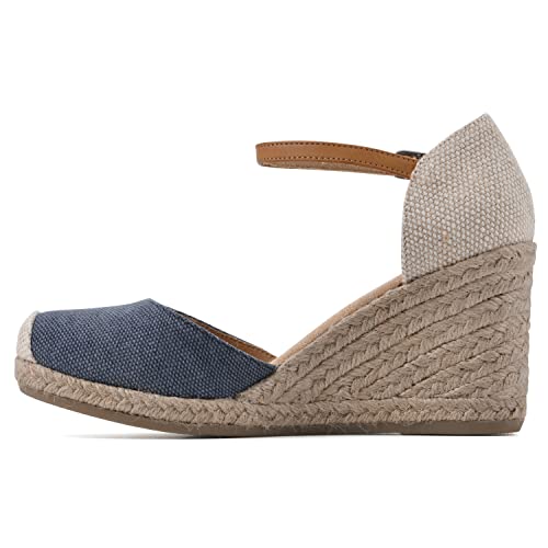 Image of WHITE MOUNTAIN Women's Mamba Espadrille Wedge Sandal