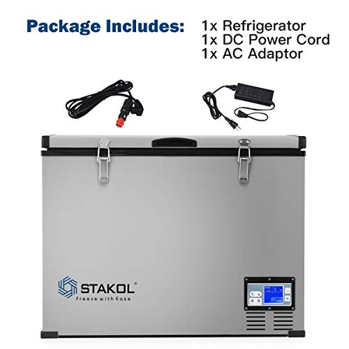 Image of Car Refrigerator, Vehicle-mounted Refrigerator, Car Truck Mini Freezer, Single-door Mini Freezer for Car Use, 115L Single Door Car-held Mini Refrigerator for Self-driving Travel Use