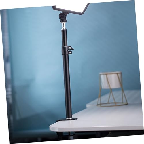 Image of Veemoon Telescopic Camera Stand Adjustable Video Light Light Mount for Desk Compatible Phone Clip and Photography Lighting Equipment