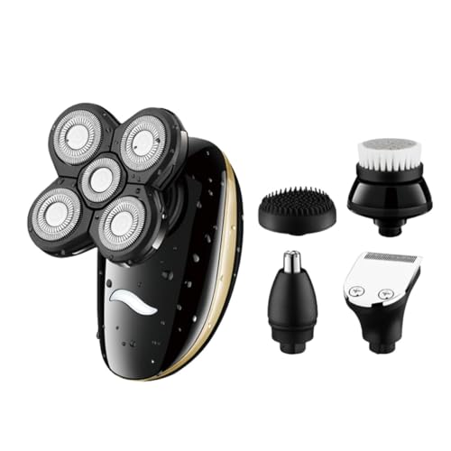 GOOHOCHY Maquinilla de Afeitar Lavable para Hombres, Afeitadora Eléctrica Recargable Diseño y Materiales de Plástico y Metal para Uso Corporal