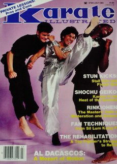 July 1983 Karate Illustrated Magazine Al Dacascos Cover