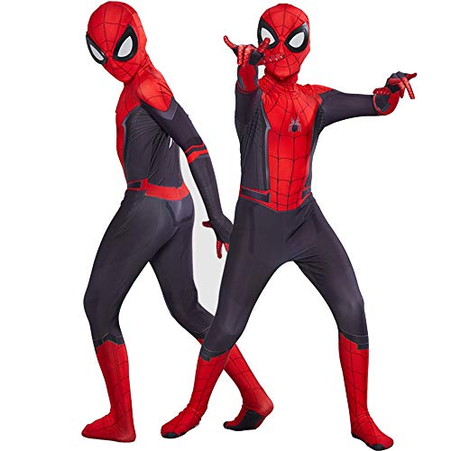 ZXDFG Costume Spiderman Bambino,Costume Spiderman