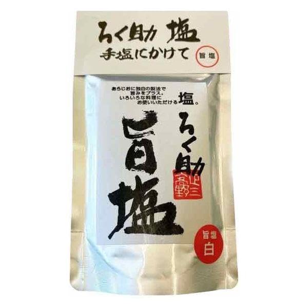 Amazon.co.jp: ろく助本舗 ろく助旨塩（白塩） 130g×1個 : 食品・飲料