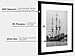 PEALSN 12x16 Picture Frame, Display Pictures 8.5x11 with Mat or 12 x 16 Without Mat for Wall Mounting Display, Photo Frames, Diamond Art Frames, Black