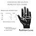 FASHIONLUXE Women’s Leather Fingerless Driving Gloves Soft Genuine Leather Fingerless Gloves for Women, Driving Gloves for Car, Motorcycle & Cycling