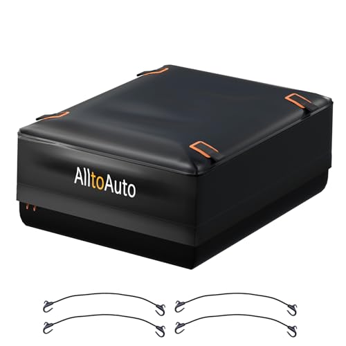 Image of [Jumbo 38 CuFt] Truck Bed Cargo Bag, 100% Waterproof Heavy Duty Pickup Storage Bag (58 inchx49 inchx23 inch), Heat-Welded Seams & 3-Side Zipper, Fits Full-Size Trucks for Moving & Camping