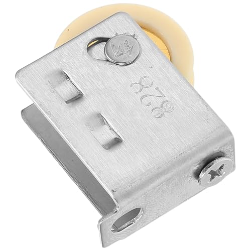 COHEALI Polea de Puerta Corrediza Fija 828 Núcleo de Cobre, Rueda Nylon Resistente, Rueda para Riel de Ventana, Rodillo para Puertas Correderas y Mosquitera, Cojinetes Duraderos para Uso
