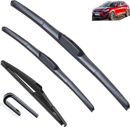 Essuie-glaces Kia Stonic avant arrière : kit de remplacement balais pare-brise 2016-2023