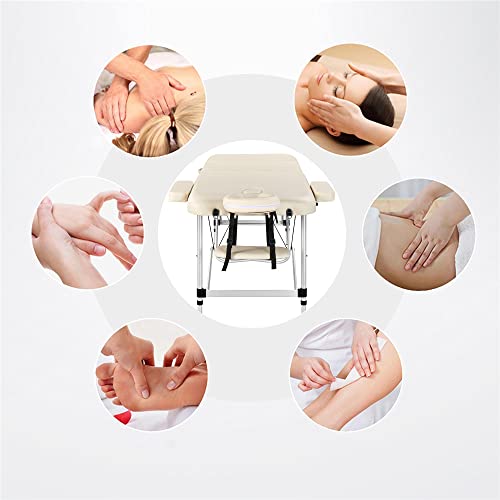 Yaheetech Massageligstoel, inklapbaar, therapiebed, massagetafel, 3 zones, ergonomische massagebank met hoofdsteun en… - Image 5