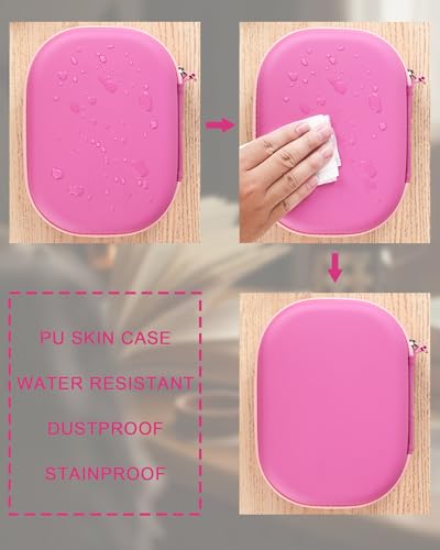 Image of Reading Light Case for Glocusent LITOM LEDGLE TSINGREE, Portable Book Light Case, Pink, Small