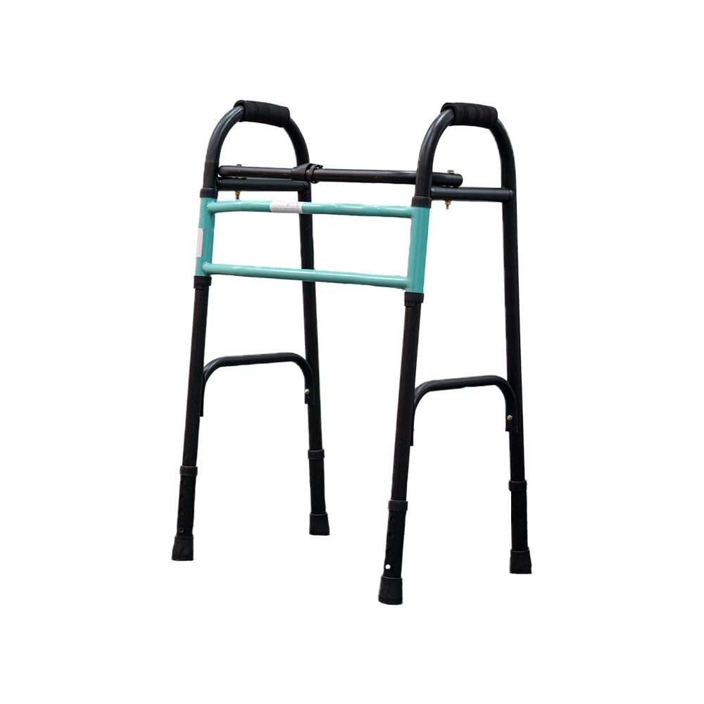 Healthshine Walker Fold Classic IND with Padded Hand Grip & Adjustable Height for Elderly, Post-Op & Pregnant Full Support | Folding Standard Walker Made in India Available in Blue & Green Colors (B0CZ3PN95R) Amazon Price History, Amazon Price Tracker