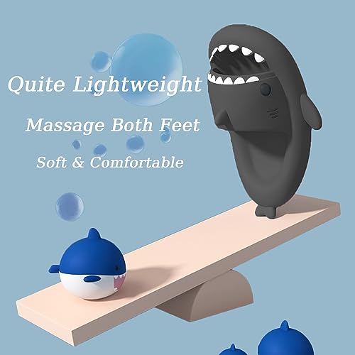 Image of XPKWS Shark Slides for Women and Men Unisex Cloud Slippers Adult Novelty Beach Sandals with Thick Sole