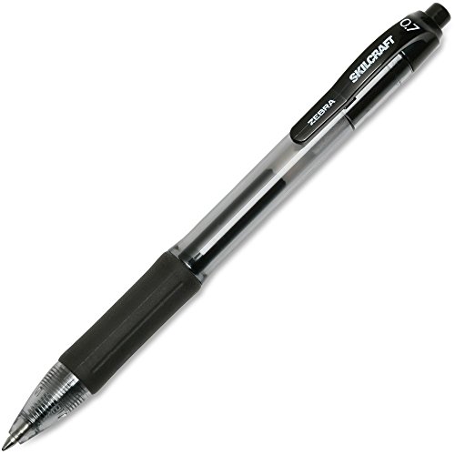 Bolígrafo retráctil Skilcraft gel punta mediana
