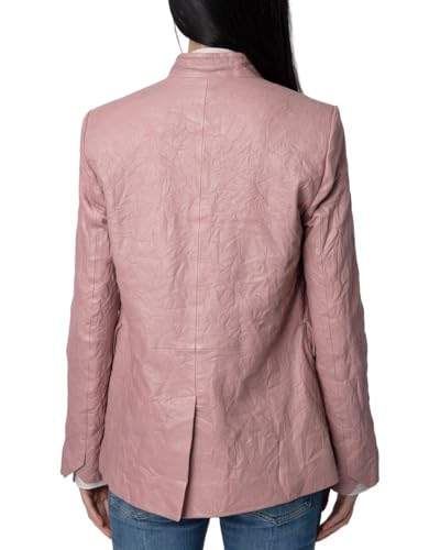 Zadig & Voltaire Womens Very Cuir Froisse Blazer, 342