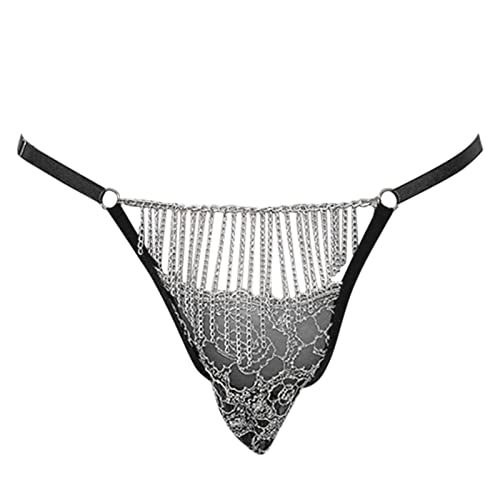 Lingerie for Men Sexy Slutty Mens Sexy Lingerie European and Casual Chain Lace Openwork Lingerie for Men