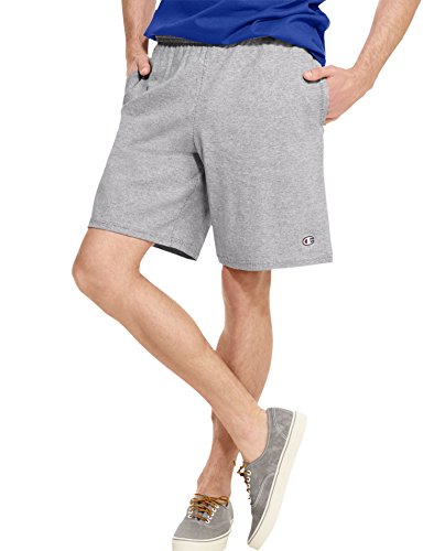 Champion Men's Jersey Short with Pockets, Oxford Grey, XXX-Large