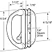 Prime-Line C 1275 Diecast, White, Outside Patio Door Pull with Latch (Single Pack)