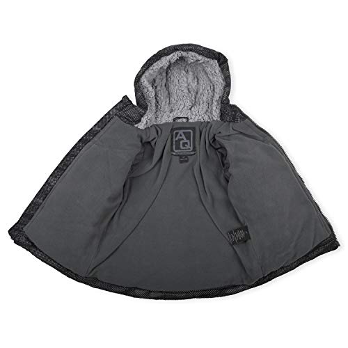 Image of Arctic Quest Boys' Bib Snow Pants and Ski Jacket Water-Resistant Snowsuit For Kids Winter Hooded Jacket, Black, 3T