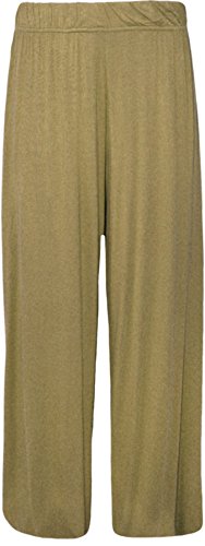 Pantalón de campana para mujer marrón moca 40 con silueta estilizadora