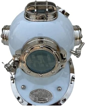 18" Sea Divers Diving Helmet | Mark V Divers Diving Heavy Helmet | Sky Blue |