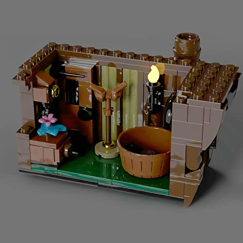WWEI Burg Modular Haus Architektur Bausteine, 5345 Teile Kreativ Krylhan Mittelalterliche Schloss Modellbausatz… – Bild 5